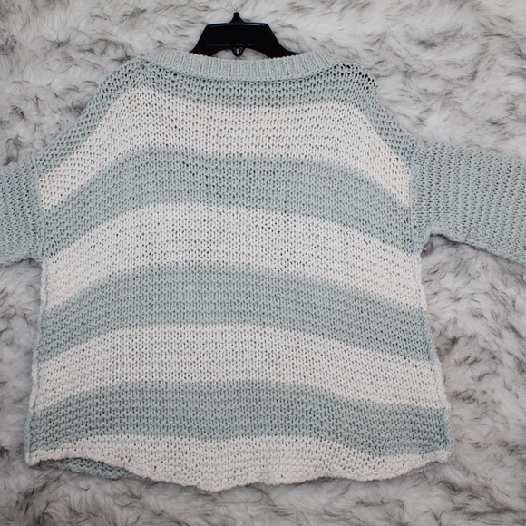 Free People Park Slope Striped Oversized Sweater - Picture 8 of 8